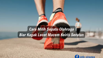 cara memilih sepatu olahraga yang tepat