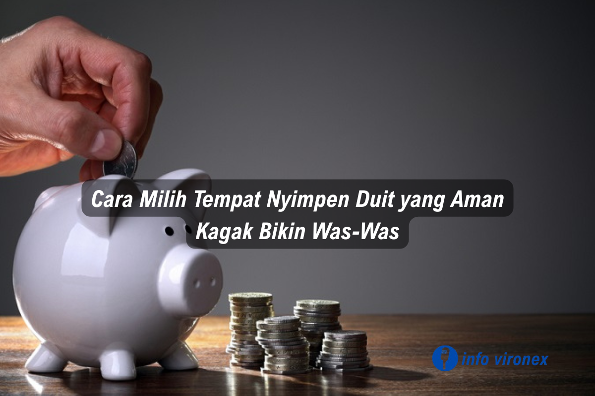 Ilustrasi cara menyimpan uang yang aman dan nyaman agar tidak was-was dan hidup lebih tenang