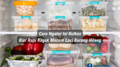 Cara Ngatur Isi Kulkas Biar Rapi, Kagak Macem Laci Barang Hilang
