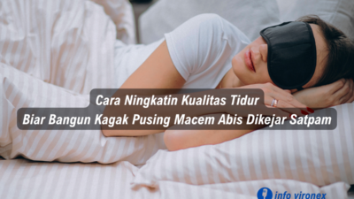 cara meningkatkan kualitas tidur